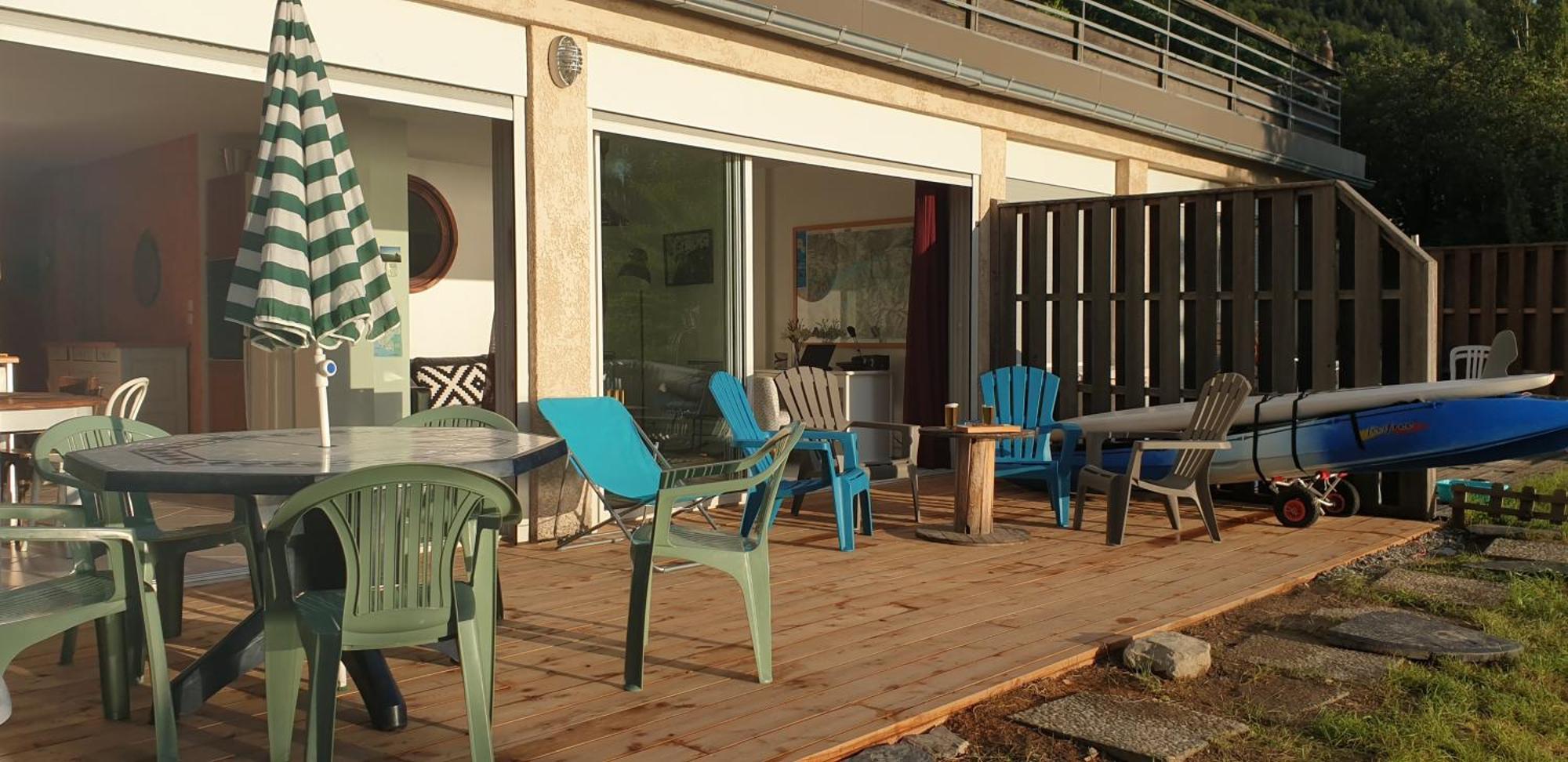 Rez De Plage-Canoe+Paddle-70M² Savines Luaran gambar
